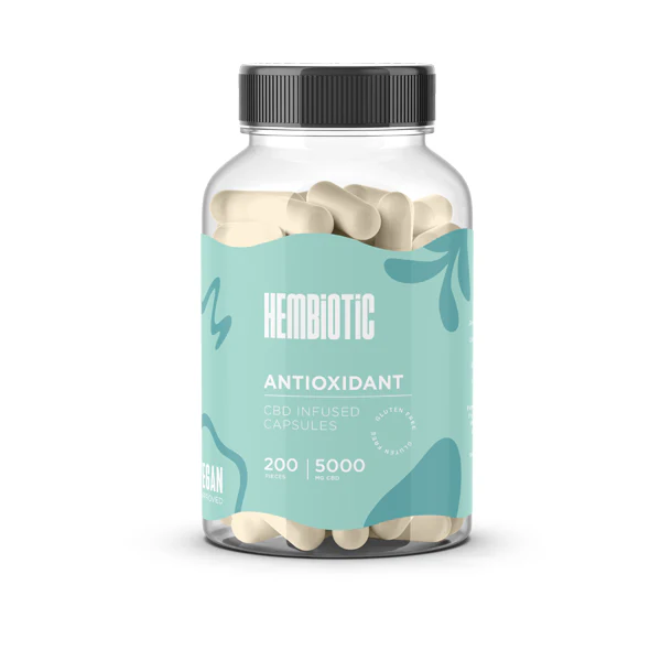 Hembiotic 5000mg Bulk Functional CBD Capsules - 200 Caps - Image 3