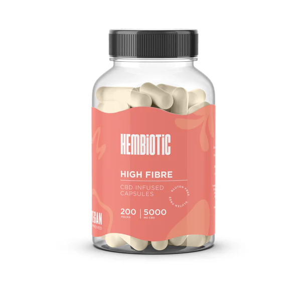 Hembiotic 5000mg Bulk Functional CBD Capsules - 200 Caps - Image 5