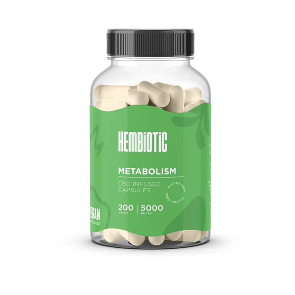 Hembiotic 5000mg Bulk Functional CBD Capsules - 200 Caps - Image 8