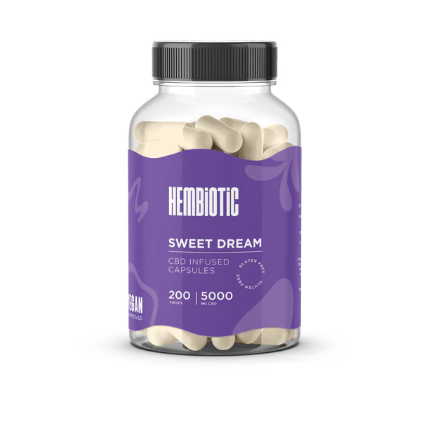 Hembiotic 5000mg Bulk Functional CBD Capsules - 200 Caps - Image 15