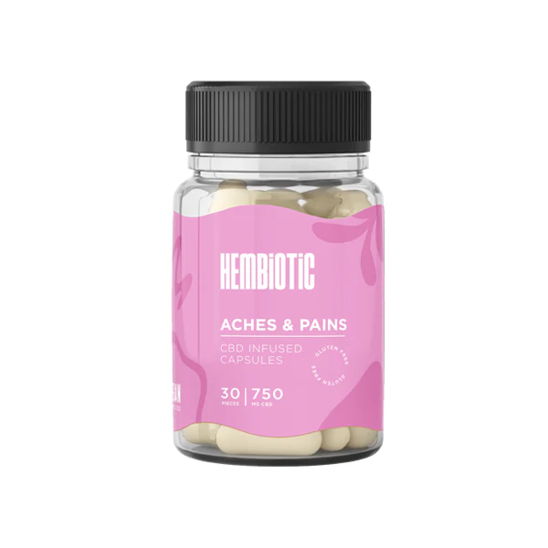 Hembiotic 750mg Functional CBD Capsules - 30 Caps - Image 2