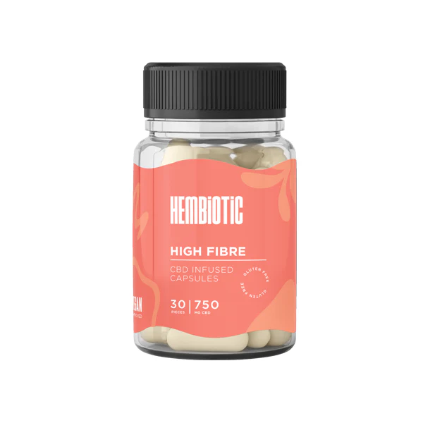 Hembiotic 750mg Functional CBD Capsules - 30 Caps - Image 5