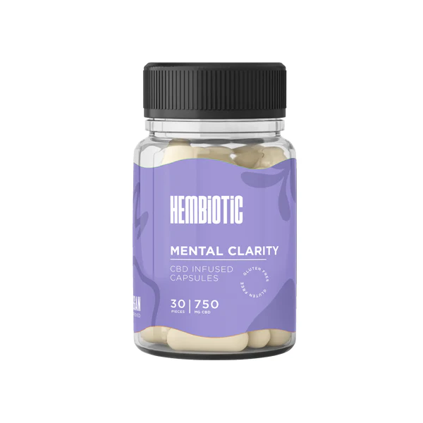 Hembiotic 750mg Functional CBD Capsules - 30 Caps - Image 7