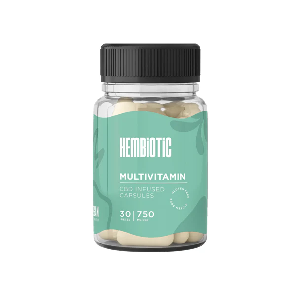 Hembiotic 750mg Functional CBD Capsules - 30 Caps - Image 9