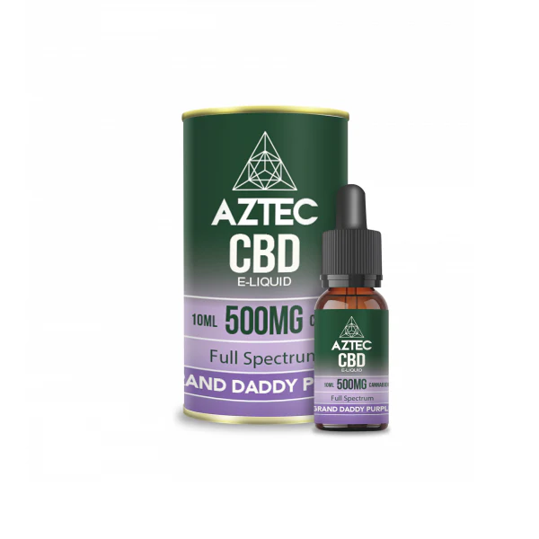 Aztec CBD 500mg CBD Vaping Liquid 10ml (50PG/50VG) - Image 4