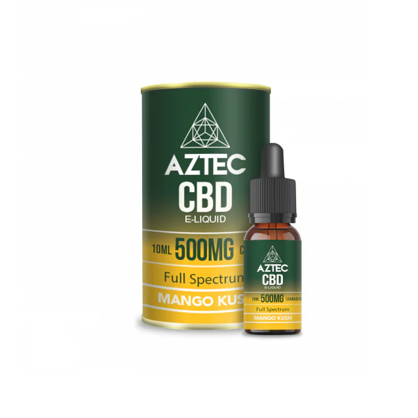 Aztec CBD 500mg CBD Vaping Liquid 10ml (50PG/50VG) - Image 6