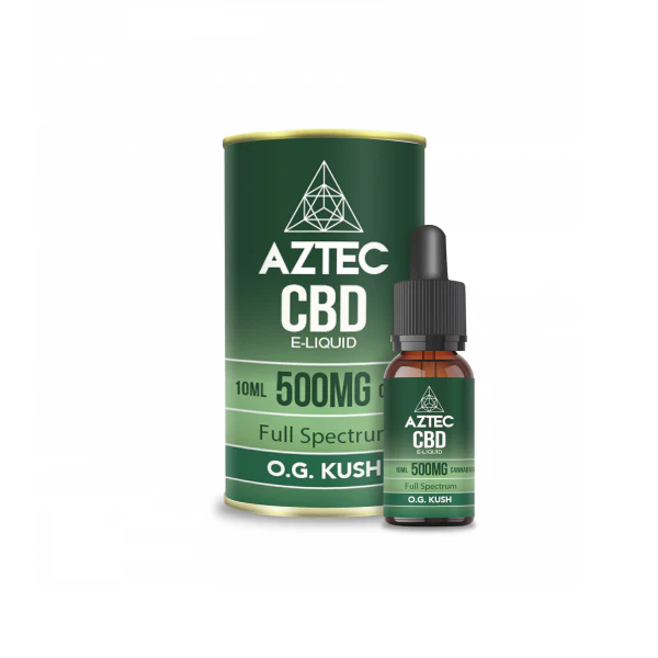 Aztec CBD 500mg CBD Vaping Liquid 10ml (50PG/50VG) - Image 7