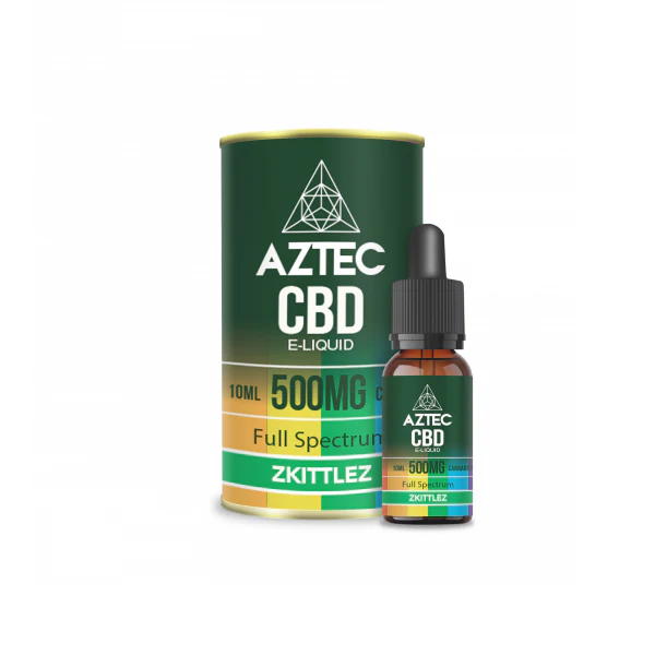 Aztec CBD 500mg CBD Vaping Liquid 10ml (50PG/50VG) - Image 11