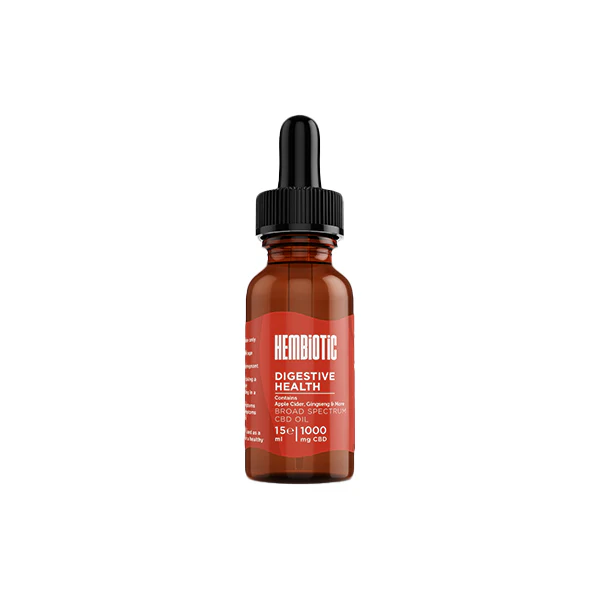 Hembiotic 1000mg Broad-Spectrum Functional CBD Oil - 15ml - Image 4