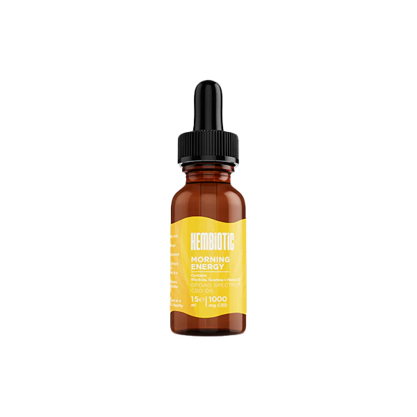 Hembiotic 1000mg Broad-Spectrum Functional CBD Oil - 15ml - Image 5