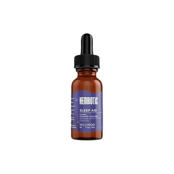Hembiotic 1000mg Broad-Spectrum Functional CBD Oil - 15ml - Image 7