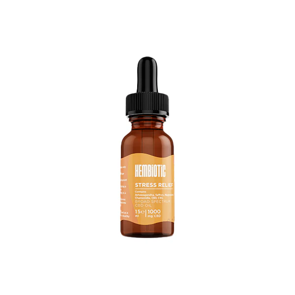 Hembiotic 1000mg Broad-Spectrum Functional CBD Oil - 15ml - Image 8
