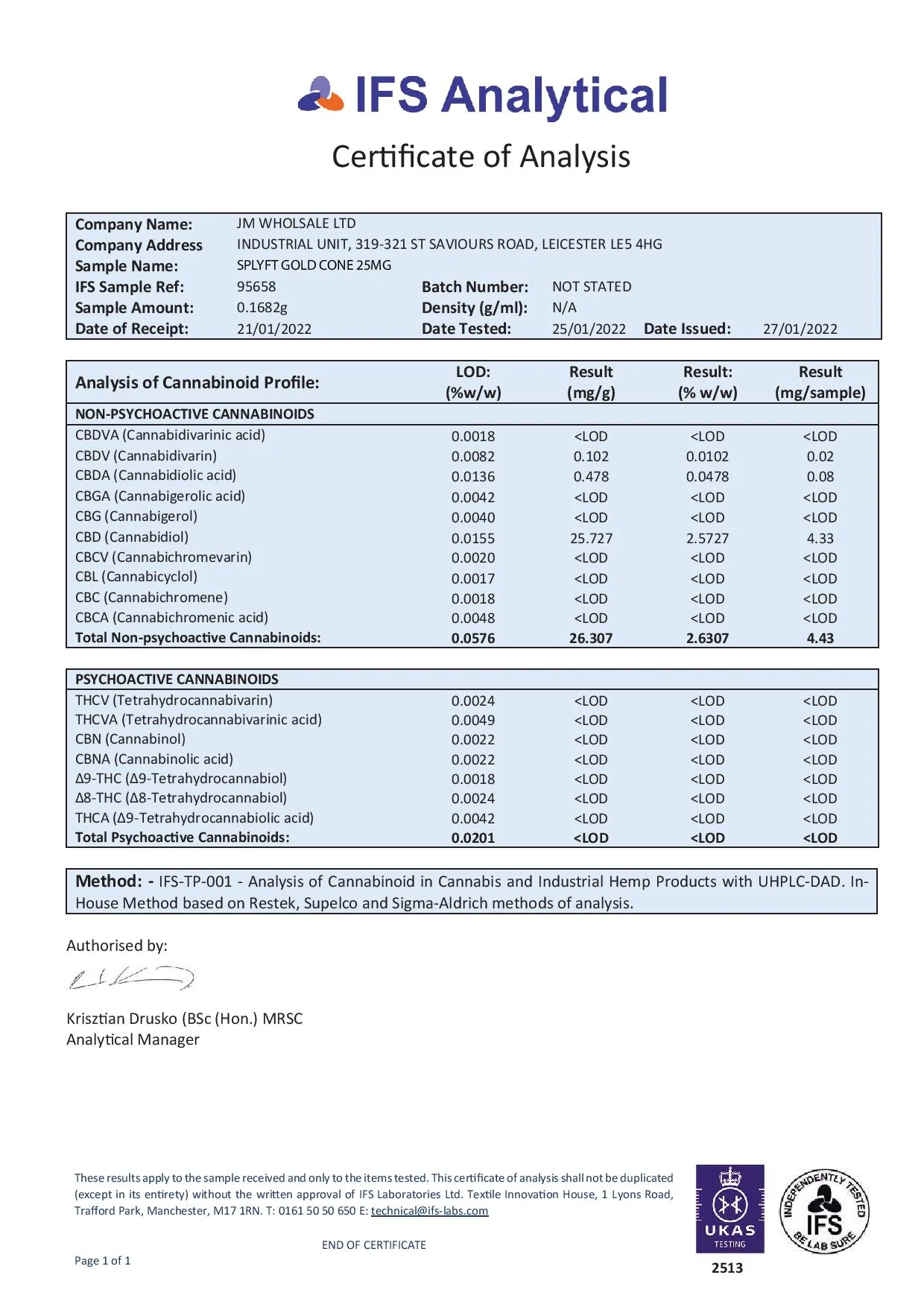 SPLYFT 24K Gold Edition 25mg CBD Infused Cones – Granddaddy Purple - Image 2