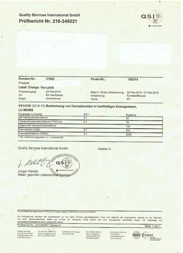 The Unusual Tea Company 3% CBD Hemp Tea - Strawberry Cream 40g - Image 2