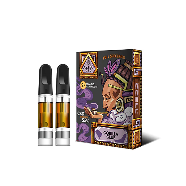Aztec CBD 2 x 1000mg Cartridge Kit - 1ml - Image 11