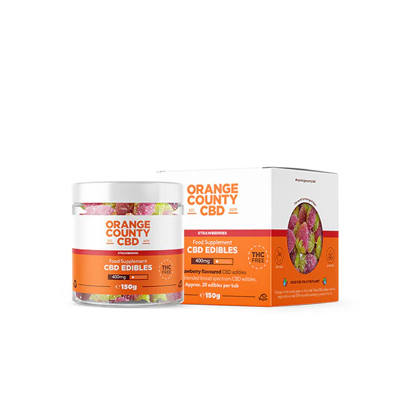 Orange County CBD 400mg Gummies - Small Pack - Image 6