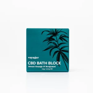 Voyager 100mg CBD Sweet Orange & Bergamot Bath Block - 100g