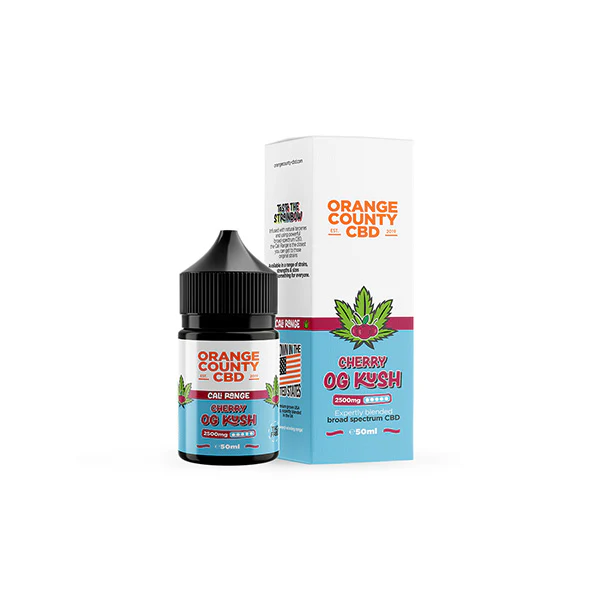 Orange County CBD Cali Range 2500mg CBD 50ml E-liquid (60VG/40PG) - Image 3