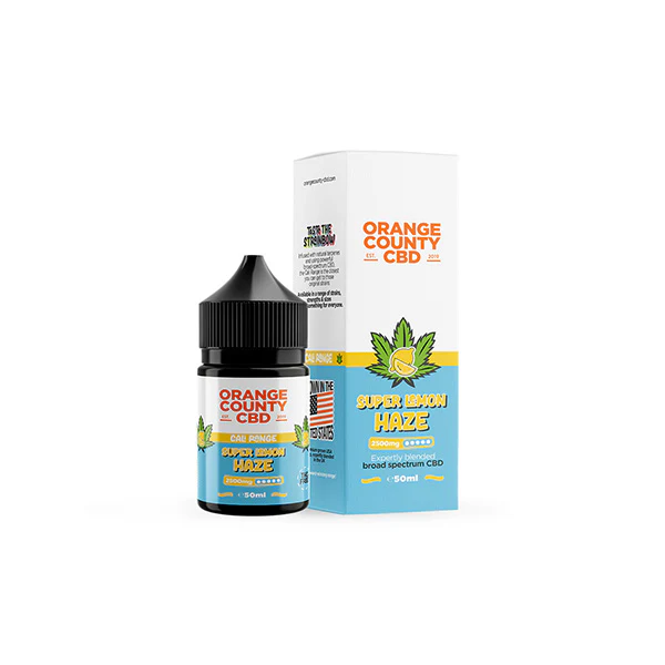 Orange County CBD Cali Range 2500mg CBD 50ml E-liquid (60VG/40PG) - Image 12