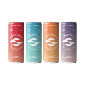 12 x Goodrays 30mg CBD 4 Flavour 250ml Cans