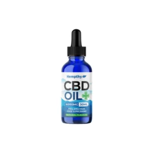 Hempthy 4000mg CBD Oil Full Spectrum Natural - 30ml