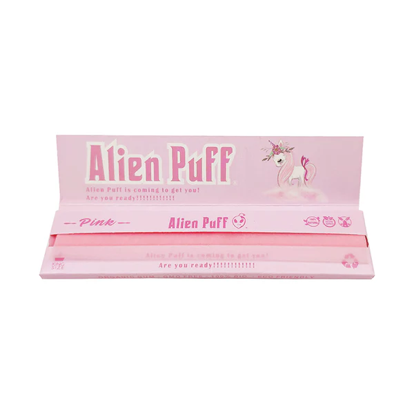 Alien Puff Pink King Size Papers 20 Booklets (HP2103) - Image 2