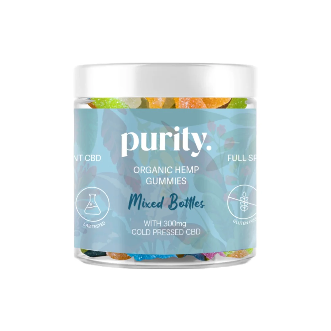 Purity 300mg Full-Spectrum CBD Vegan Gummies 150g - Image 2