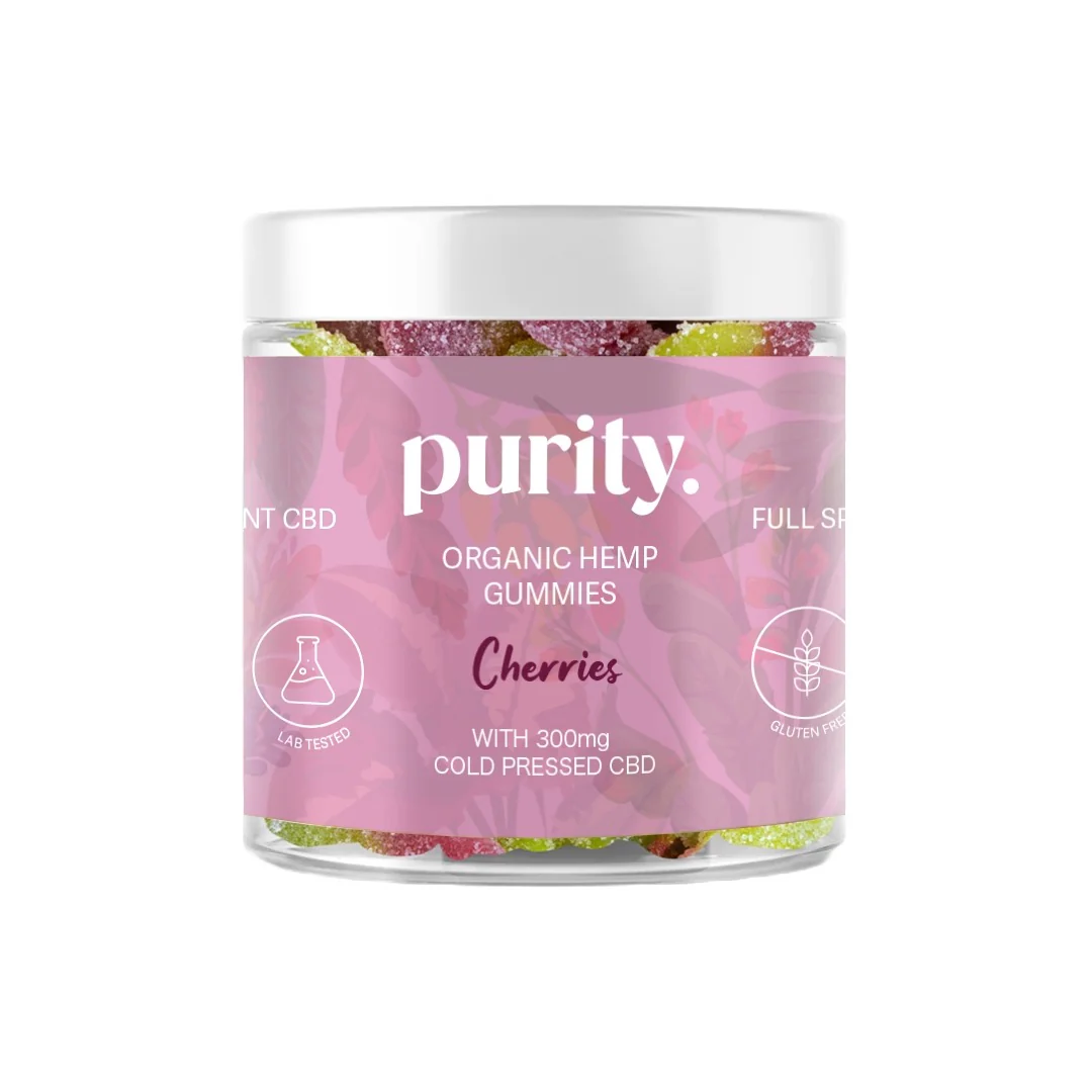 Purity 300mg Full-Spectrum CBD Vegan Gummies 150g - Image 5