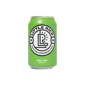 24 x Little Rick 32mg CBD Sparkling 330ml Mint & Lime