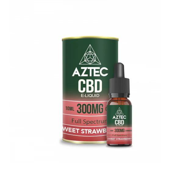Aztec CBD 300mg CBD Vaping Liquid 10ml (50PG/50VG) - Image 4