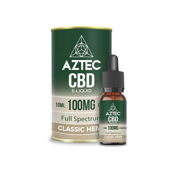 Aztec CBD 100mg CBD Vaping Liquid 10ml (50PG/50VG) - Image 3