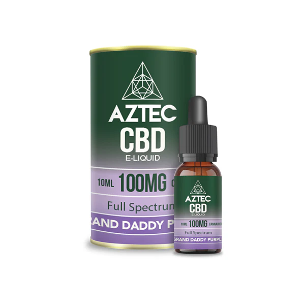 Aztec CBD 100mg CBD Vaping Liquid 10ml (50PG/50VG) - Image 4