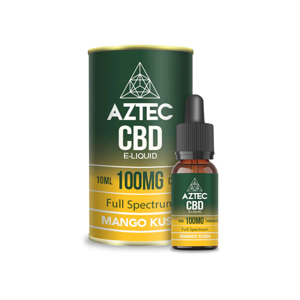 Aztec CBD 100mg CBD Vaping Liquid 10ml (50PG/50VG) - Image 6