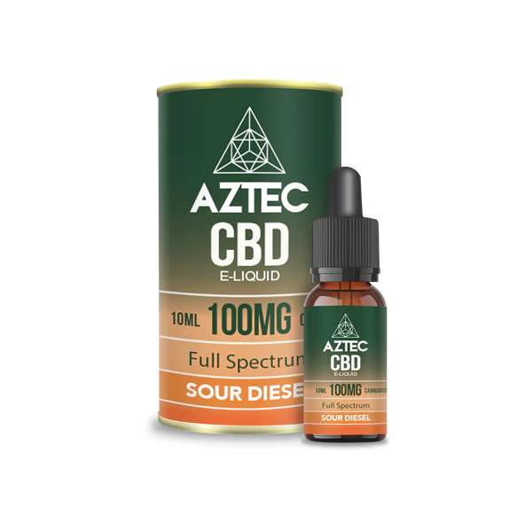 Aztec CBD 100mg CBD Vaping Liquid 10ml (50PG/50VG) - Image 7