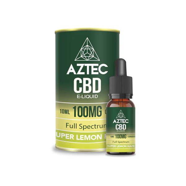 Aztec CBD 100mg CBD Vaping Liquid 10ml (50PG/50VG) - Image 8