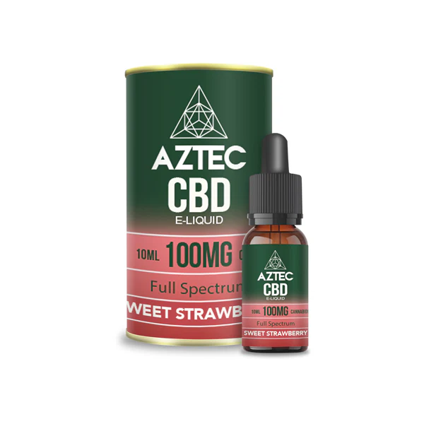 Aztec CBD 100mg CBD Vaping Liquid 10ml (50PG/50VG) - Image 10