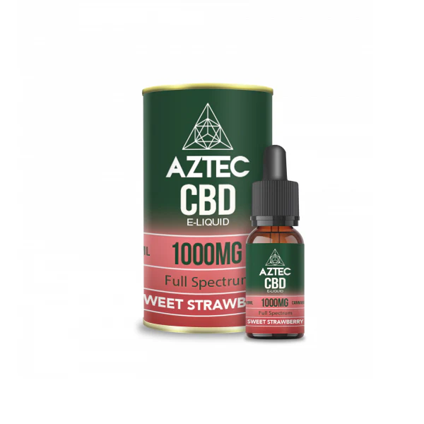 Aztec CBD 1000mg CBD Vaping Liquid 10ml (50PG/50VG) - Image 4