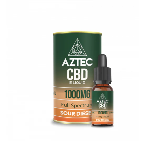 Aztec CBD 1000mg CBD Vaping Liquid 10ml (50PG/50VG) - Image 6