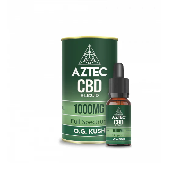 Aztec CBD 1000mg CBD Vaping Liquid 10ml (50PG/50VG) - Image 7