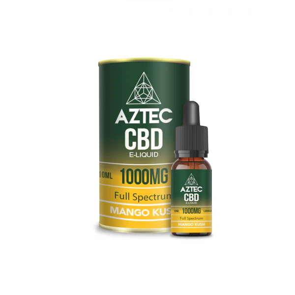 Aztec CBD 1000mg CBD Vaping Liquid 10ml (50PG/50VG) - Image 8