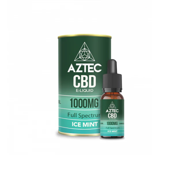 Aztec CBD 1000mg CBD Vaping Liquid 10ml (50PG/50VG) - Image 9