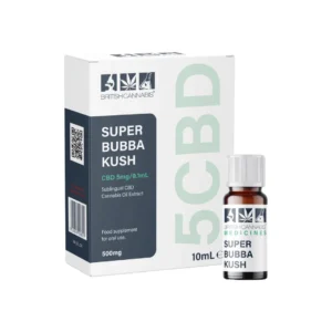 5CBD by British Cannabis 500mg CBD Full Plant Extract Super Bubba Kush 10ml
