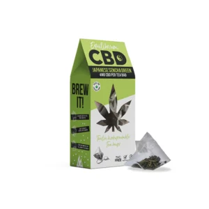 Equilibrium CBD 48mg Full Spectrum Japanese Sencha Tea Bags Box of 12 (Buy 1 Get 1 Free)